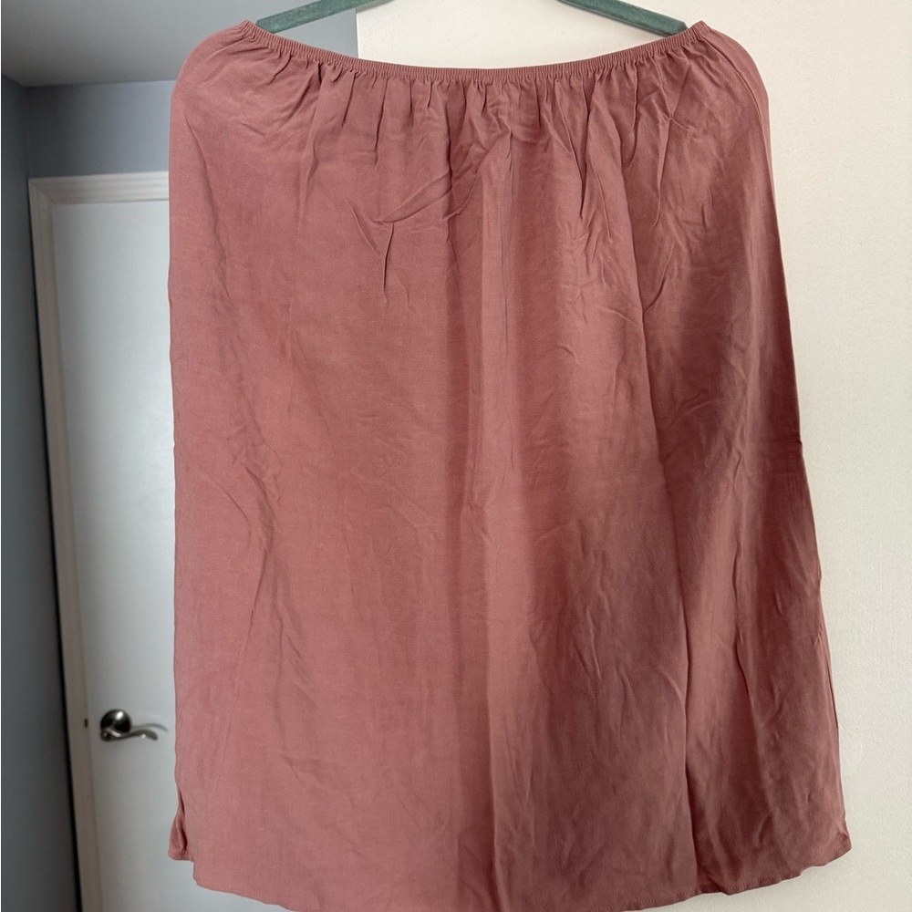 Chic Mauve A-Line Skirt